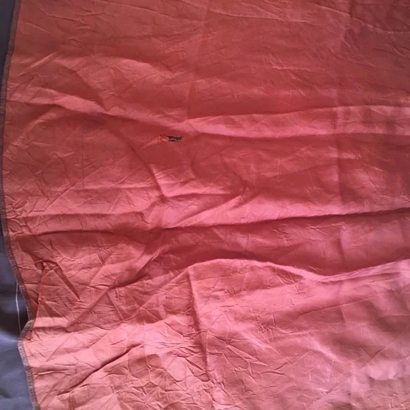 Vintage brown silk midi skirt with beautiful print - Picture 5 of 5